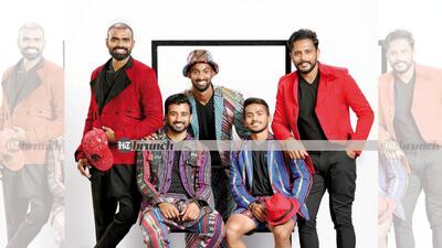 (Clockwise from left,top) PR Sreejesh, Hardik Singh , Harmanpreet Singh, Vivek Sagar Prasad, and Manpreet Singh, this is the team that is currently preparing for the Commonwealth Games that will begin in Birmingham, UK, on July 28, not to mention the Odisha Men’s Hockey World Cup in 2023, and the Paris Olympics in 2024; Styled by Prasad Bidapa; Hair & make-up by Gargi Karmakar; Wardrobe by Albert Devraj; Coordinated by Naga; Pop art suits by Suneet Varma (Clockwise from left,top) PR Sreejesh, Hardik Singh , Harmanpreet Singh, Vivek Sagar Prasad, and Manpreet Singh, this is the team that is currently preparing for the Commonwealth Games that will begin in Birmingham, UK, on July 28, not to mention the Odisha Men’s Hockey World Cup in 2023, and the Paris Olympics in 2024; Styled by Prasad Bidapa; Hair & make-up by Gargi Karmakar; Wardrobe by Albert Devraj; Coordinated by Naga; Pop art suits by Suneet Varma