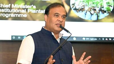 Assam chief minister Himanta Biswa Sarma took to social media and claimed Murmu polled 104 votes—about 25 more than the 79 MLAs the three ruling parties BJP, Asom Gana Parishad and United Peoples’ Party Liberal had in the 126-member assembly. (ANI PHOTO.) Assam chief minister Himanta Biswa Sarma took to social media and claimed Murmu polled 104 votes—about 25 more than the 79 MLAs the three ruling parties BJP, Asom Gana Parishad and United Peoples’ Party Liberal had in the 126-member assembly. (ANI PHOTO.)
