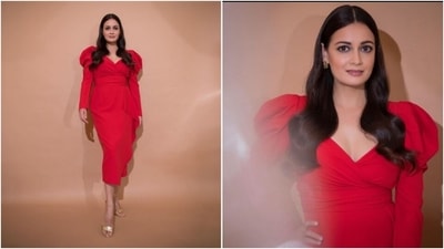 Dia Mirza paints Instagram red in a stunning dress. Pictures inside (Instagram/@diamirzaofficial) Dia Mirza paints Instagram red in a stunning dress. Pictures inside (Instagram/@diamirzaofficial)