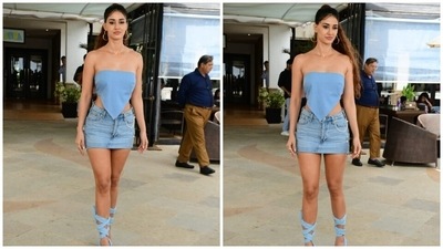Meanwhile, Disha Patani, Arjun Kapoor and Tara Sutaria will be seen with John Abraham in Ek Villain Returns. The film is their first project together and will hit the theatres on July 29, 2022. (HT Photo/Varinder Chawla) Meanwhile, Disha Patani, Arjun Kapoor and Tara Sutaria will be seen with John Abraham in Ek Villain Returns. The film is their first project together and will hit the theatres on July 29, 2022. (HT Photo/Varinder Chawla)