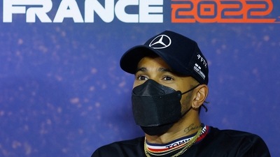 Formula One F1 - French Grand Prix - Circuit Paul Ricard, Le Castellet, France - Mercedes' Lewis Hamilton during the press conference (REUTERS)