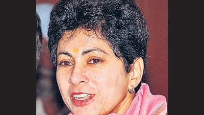 Former Haryana Congress chief Kumari Selja claimed that Sonia Gandhi and Rahul Gandhi raised the issues of the people and due to this, the government has been putting Central agencies behind them. The ED’s questioning is just an attempt to defame the Congress leaders. (HT File Photo)