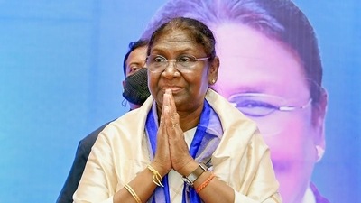Newly elected President Droupadi Murmu. (HT_PRINT)