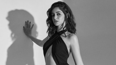 Ananya Panday serves her best look ever in black cut-out dress for Liger trailer event with Vijay Deverakonda (Instagram) Ananya Panday serves her best look ever in black cut-out dress for Liger trailer event with Vijay Deverakonda (Instagram)
