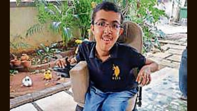 Niramay Khimasia, a class 12 student, scored an impressive 83.6% in the commerce stream (HT PHOTO) Niramay Khimasia, a class 12 student, scored an impressive 83.6% in the commerce stream (HT PHOTO)