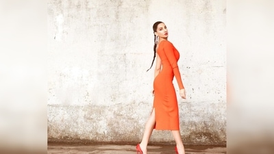 Nora Fatehi's hairstylist gave her the fierce look in a high pulled back braid with extensions. (Instagram/@norafatehi) Nora Fatehi's hairstylist gave her the fierce look in a high pulled back braid with extensions. (Instagram/@norafatehi)