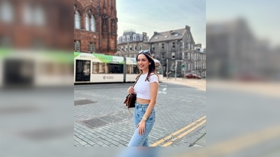 Sharing a slew of pictures from her UK vacation, Manushi Chhillar captioned her post, "Taking a walk with the Scot." (Instagram/@manushi_chhillar) Sharing a slew of pictures from her UK vacation, Manushi Chhillar captioned her post, "Taking a walk with the Scot." (Instagram/@manushi_chhillar)