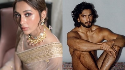 Mimi Chakraborty reacted to Ranveer Singh's naked photoshoot for Paper Magazine. Mimi Chakraborty reacted to Ranveer Singh's naked photoshoot for Paper Magazine.