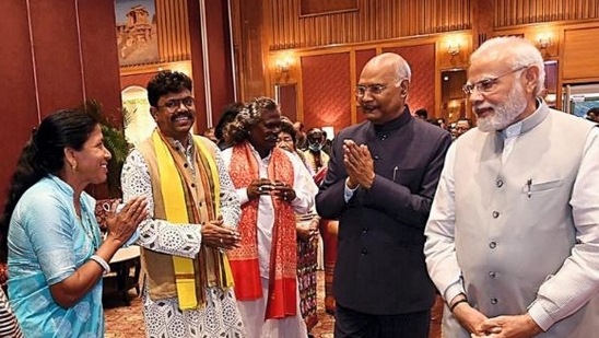 President Ram Nath Kovind retires on July 24.(PTI)