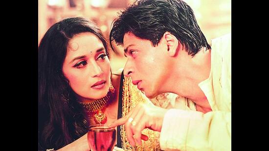 Madhuri Dixit and Shah Rukh Khan in Devdas (HT Photo)