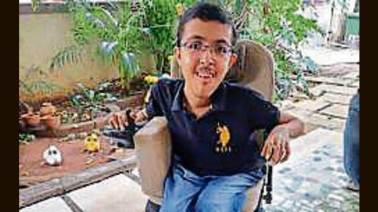 Niramay Khimasia, a class 12 student, scored an impressive 83.6% in the commerce stream (HT PHOTO) Niramay Khimasia, a class 12 student, scored an impressive 83.6% in the commerce stream (HT PHOTO)