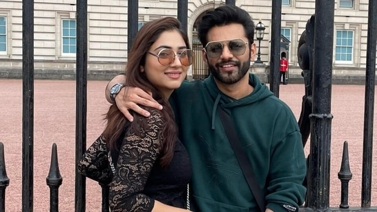 This is how Disha Parmar and Rahul Vaidya spent a romantic day in London&nbsp;(Instagram)