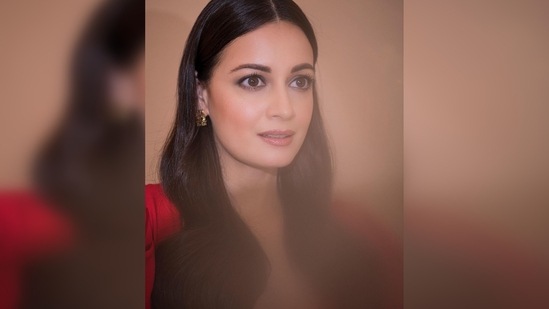 Dia Mirza shared a slew of photos in the dress on her Instagram handle and captioned it, "#MammaAtWork."(Instagram/@diamirzaofficial)