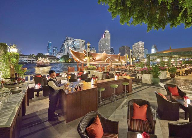 The Oriental has long used the river as an extension to the hotel. Sala Rim Nam, its Thai restaurant, is across the river too The Oriental has long used the river as an extension to the hotel. Sala Rim Nam, its Thai restaurant, is across the river too