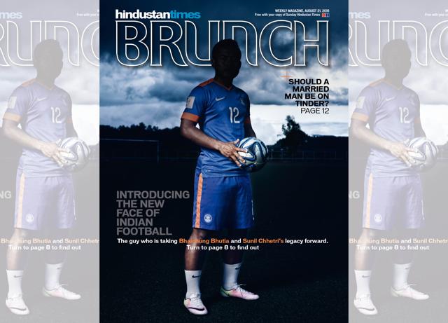 Indian football player Jeje Lalpekhula on the cover of HT Brunch in 2016 Indian football player Jeje Lalpekhula on the cover of HT Brunch in 2016