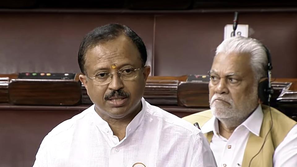 Minister of state for external affairs V Muraleedharan. (ANI)