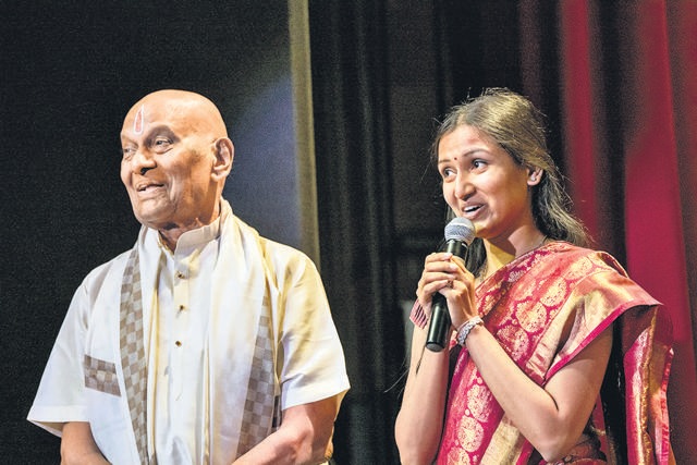 Danseuse Bhavana Reddy and Kuchipudi exponent Raja Reddy. Danseuse Bhavana Reddy and Kuchipudi exponent Raja Reddy.