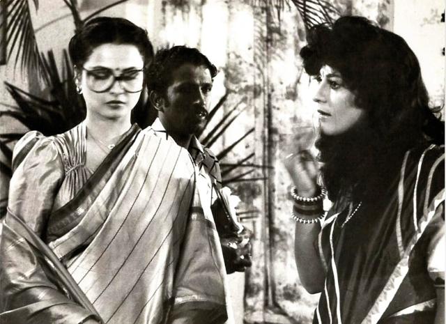 Rekha with Archana Puran Singh at Mehboob Studios Rekha with Archana Puran Singh at Mehboob Studios