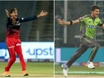 Shahbaz Ahmed, who represents Bengal; Shaheen Afridi, captain of Lahore Qalandars(PTI/Lahore Qalandars) Shahbaz Ahmed, who represents Bengal; Shaheen Afridi, captain of Lahore Qalandars(PTI/Lahore Qalandars)