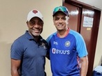 Brian Lara and Rahul Dravid(BCCI) Brian Lara and Rahul Dravid(BCCI)