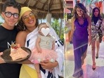 Priyanka shared an adorable family photo with Nick Jonas and daughter Malti Marie Chopra Jonas, along with a series party pics with Parineeti Chopra and others. Priyanka shared an adorable family photo with Nick Jonas and daughter Malti Marie Chopra Jonas, along with a series party pics with Parineeti Chopra and others.