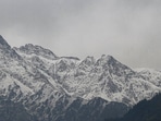 View of snow-covered Dhauladhar range of the Himalayas after fresh snowfall, in Palampur. (Representational image)(PTI)