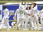 Pakistan in action during first Test against Sri Lanka Pakistan in action during first Test against Sri Lanka