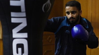 Boxer Amit Panghal (Vipin Kumar/HT) Boxer Amit Panghal (Vipin Kumar/HT)