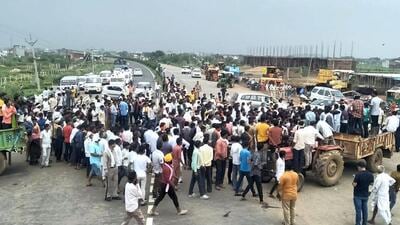 Six kanwariyas were killed and one got injured after being run over by a speeding truck near Sadabad crossing in Uttar Pradesh’s Hathras district early on Saturday morning, police said. (PTI) Six kanwariyas were killed and one got injured after being run over by a speeding truck near Sadabad crossing in Uttar Pradesh’s Hathras district early on Saturday morning, police said. (PTI)