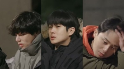 BTS' V, Choi Woo-shik and Park Seo-joon in new teaser from In the Soop TV episode two. BTS' V, Choi Woo-shik and Park Seo-joon in new teaser from In the Soop TV episode two.