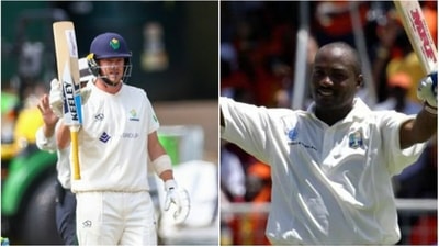 Sam Northeast; Brian Lara (Glamorgan/ICC) Sam Northeast; Brian Lara (Glamorgan/ICC)