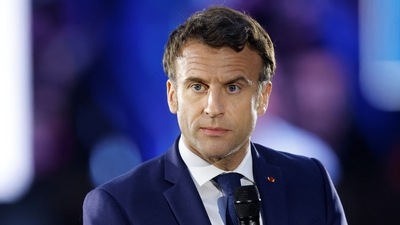 Macron also urged the liberation of four French citizens that he said were "held arbitrarily" in Iran. (Reuters Photo)