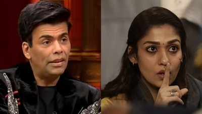 Karan Johar's comment on Nayanthara in this week's episode of Koffee With Karan has caused some anger in the actor's fans. Karan Johar's comment on Nayanthara in this week's episode of Koffee With Karan has caused some anger in the actor's fans.