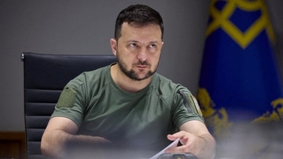 FILE PHOTO: Ukraine's President Volodymyr Zelensky&nbsp; (via REUTERS)
