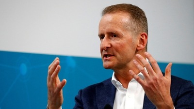 Volkswagen CEO Herbert Diess. (REUTERS)