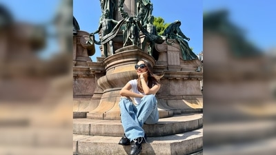 Manushi Chhillar left her hair open and aced the no-makeup makeup look. In this photo, the Samrat Shivaji actor soaked in the sun as she gave a candid pose for the camera. (Instagram/@manushi_chhillar) Manushi Chhillar left her hair open and aced the no-makeup makeup look. In this photo, the Samrat Shivaji actor soaked in the sun as she gave a candid pose for the camera. (Instagram/@manushi_chhillar)
