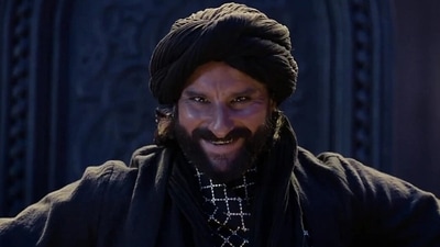 Saif Ali Khan played Udaybhan Rathod in Tanhaji The Unsung Warrior. Saif Ali Khan played Udaybhan Rathod in Tanhaji The Unsung Warrior.