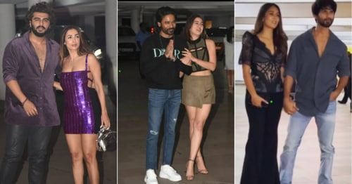 Arjun Kapoor, Dhanush, Sara Ali Khan, Shahid Kapoor and Mira Rajput at Ritesh Sidhwani's party.