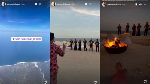 She also shared several pictures and clips on her Instagram Stories. She also shared several pictures and clips on her Instagram Stories.