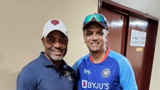 Brian Lara and Rahul Dravid(BCCI) Brian Lara and Rahul Dravid(BCCI)