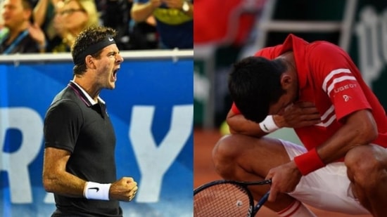 Juan Martin del Potro had a savage reply for Novak Djokovic.(Instagram)
