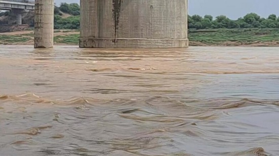Rajasthan's Chambal river flowing above danger level(ANI)