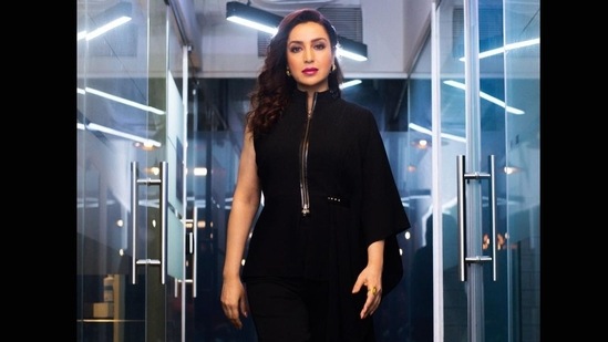 Tisca Chopra earlier made a stylish statement in an S&amp;N by Shantanu and Nikhil jumpsuit.(Instagram/@tiscaofficial)