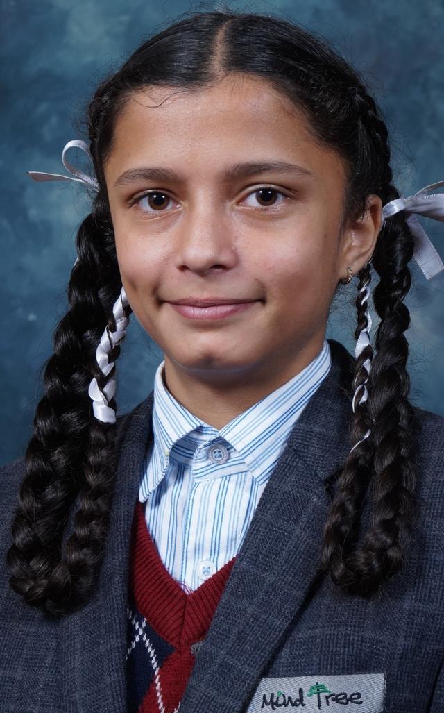 Baljot Kaur is a student of Mind Tree School, Kharar. (HT Photo) Baljot Kaur is a student of Mind Tree School, Kharar. (HT Photo)