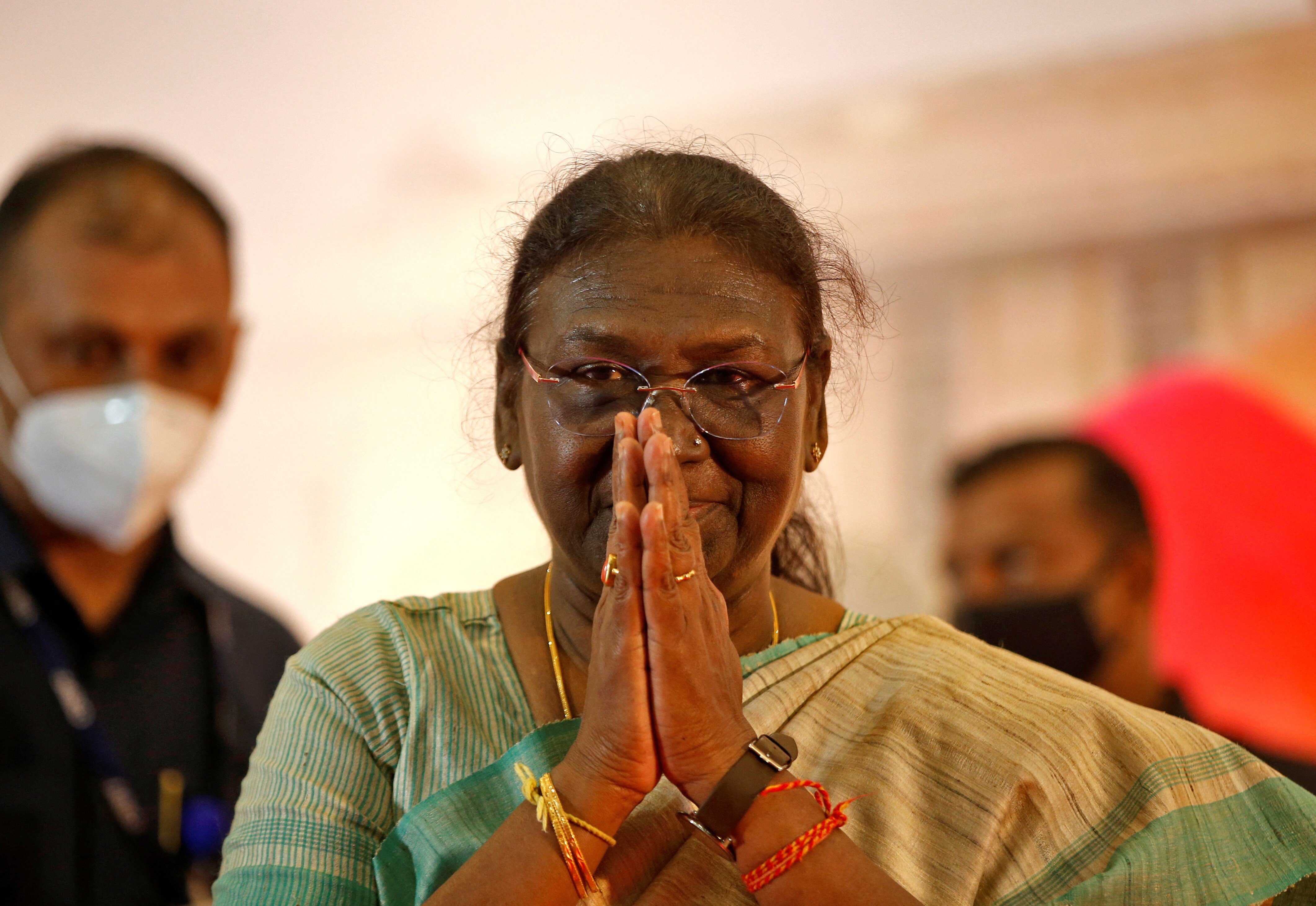 India's president-elect Droupadi Murmu. (Reuters)