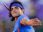 Neeraj Chopra, of India, competes in the men's javelin throw final at the World Athletics Championships on Saturday, July 23, 2022, in Eugene.(AP) Neeraj Chopra, of India, competes in the men's javelin throw final at the World Athletics Championships on Saturday, July 23, 2022, in Eugene.(AP)