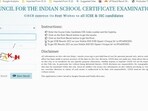 ISC 12th Result 2022 Live: CISCE board 12th results out, direct link for marks(cisce.org)