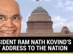 PRESIDENT RAM NATH KOVIND'S LAST ADDRESS TO THE NATION