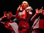 Lady Gaga performed at a concert recently. Lady Gaga performed at a concert recently.