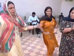 A video tweeted by news agency ANI showed women breaking into a dance to mark Chopra's landmark win.(ANI videograb) A video tweeted by news agency ANI showed women breaking into a dance to mark Chopra's landmark win.(ANI videograb)
